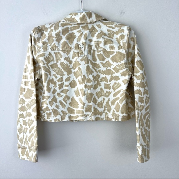 NWT Anthropologie Maeve Gardener Cropped Jacket Beige - Picture 10 of 10